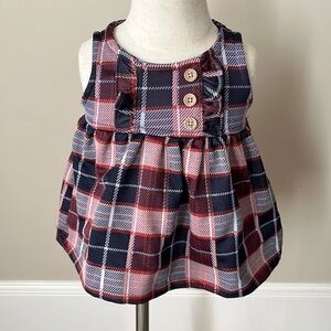 Nanette Baby plaid jumper dress